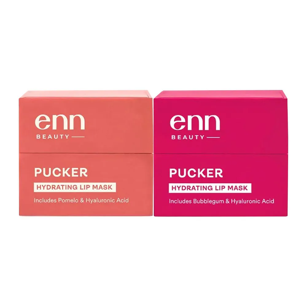 ENN Pucker Hydrating Lip Mask With Hyaluronic Acid Lip Care Kit