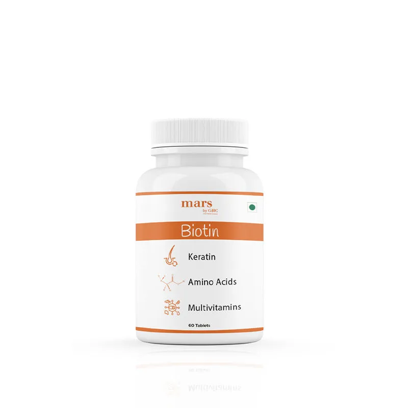 Mars by GHC Biotin Tablets With Keratin & Amino Acids For Hair Growth