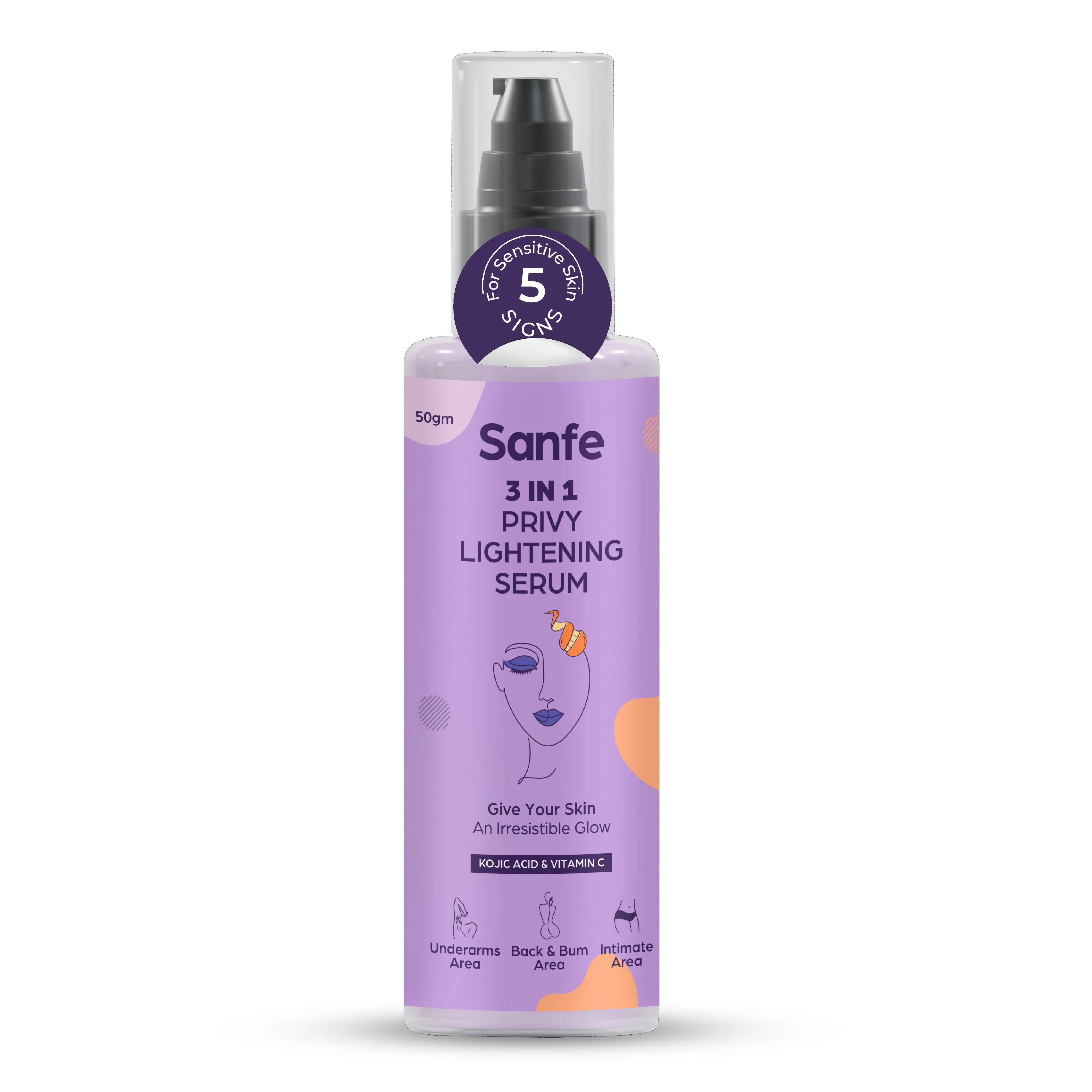 Sanfe Spotlite Sensitive Body Serum For Dark Underarms, Inner Thighs And Sensitive Areas