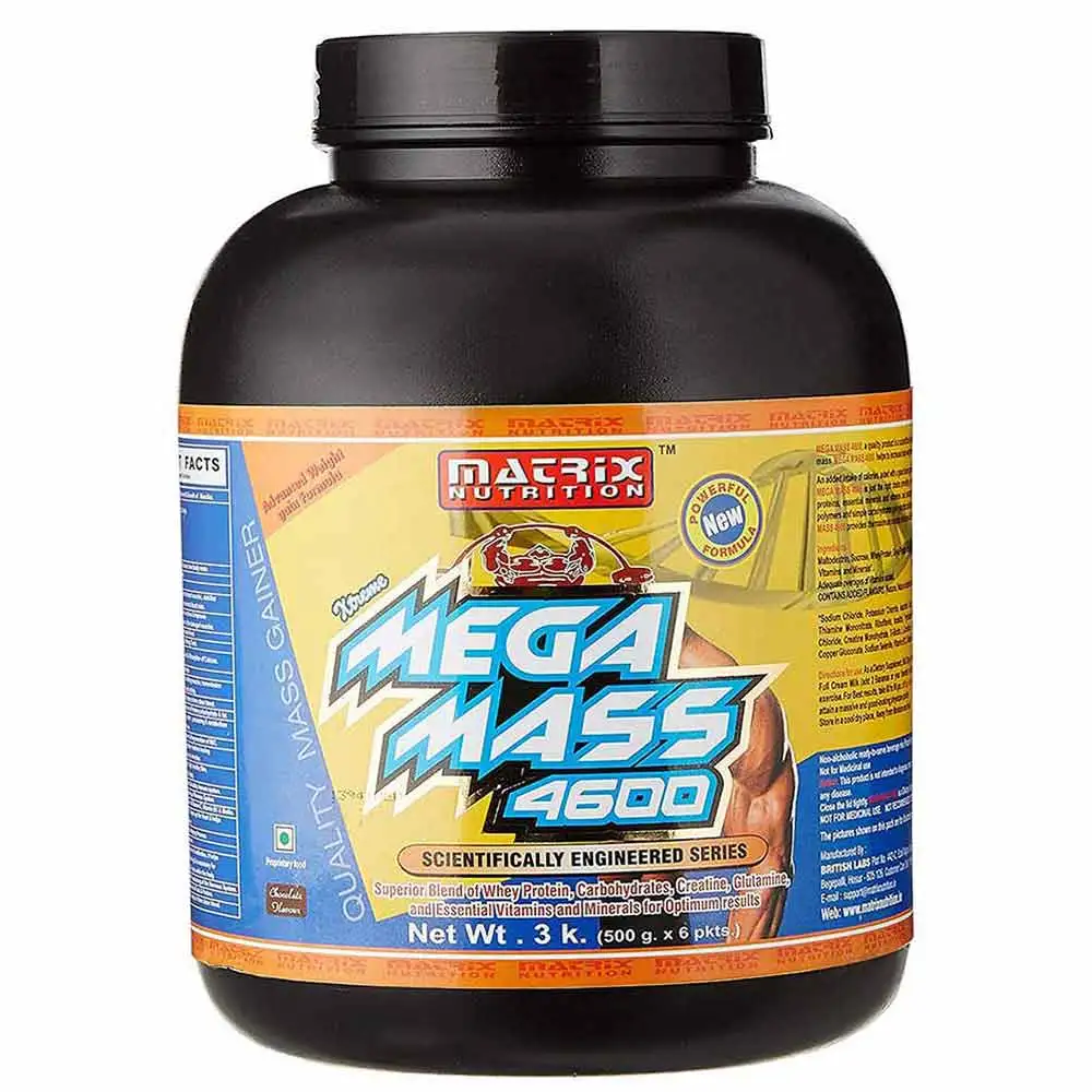 Matrix Nutrition Mega Mass 4600,  6.6 lb  Chocolate