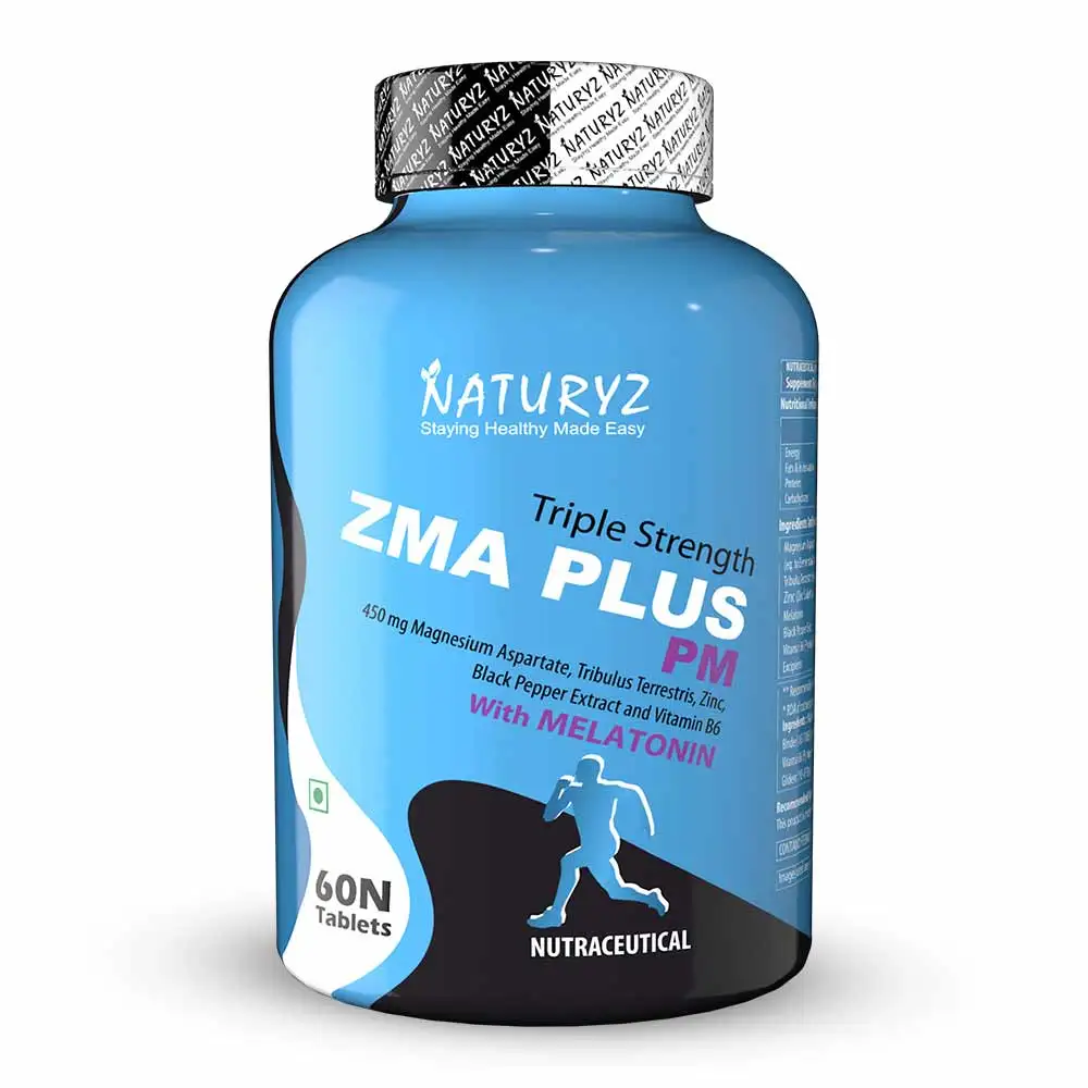 Naturyz Triple Strength ZMA Plus,  60 tablet(s)  Unflavoured