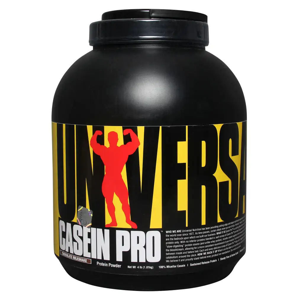 Universal Nutrition Casein Protein,  4 lb  Chocolate Milkshake