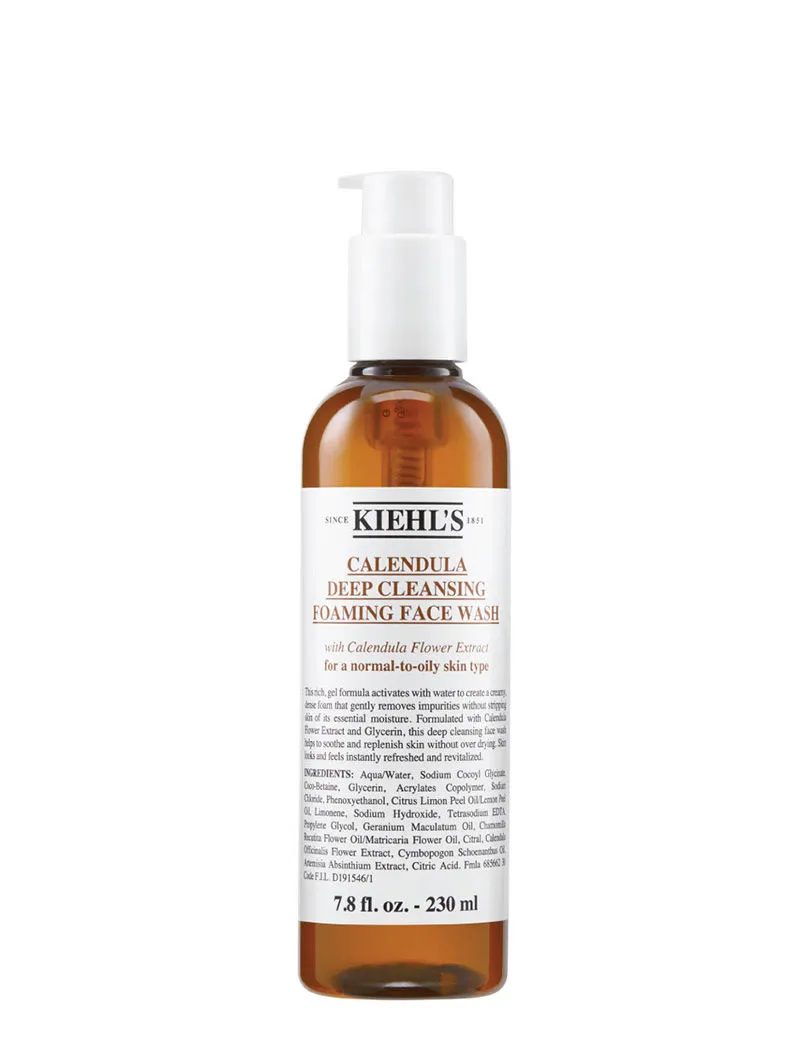 Kiehl's Calendula Deep Cleansing Foaming Face Wash With Glycerin