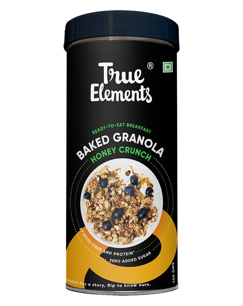 True Elements Baked Granola Honey Crunch