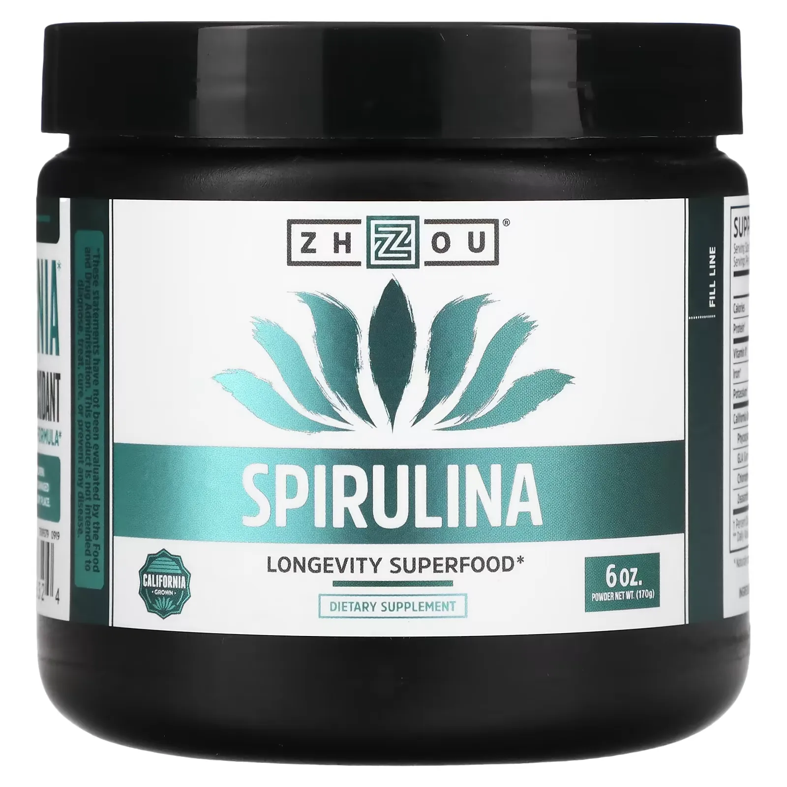 Spirulina, Longevity Superfood, 6 oz (170 g)