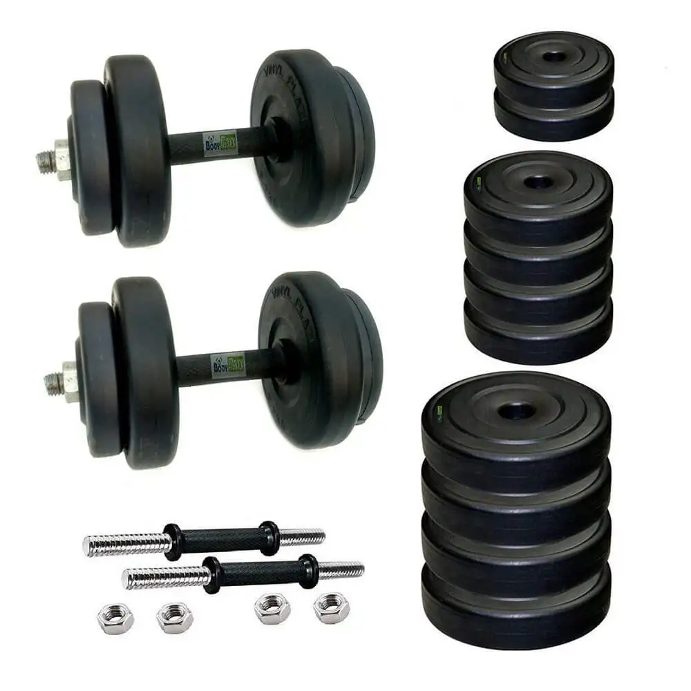 Body Maxx Adjustable Dumbbells Exercise Sets 30kg Combo