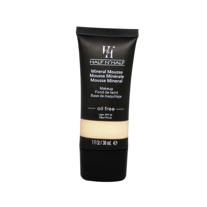 Half N Half Mineral Mousse Oil Free Foundation Light SPF 20