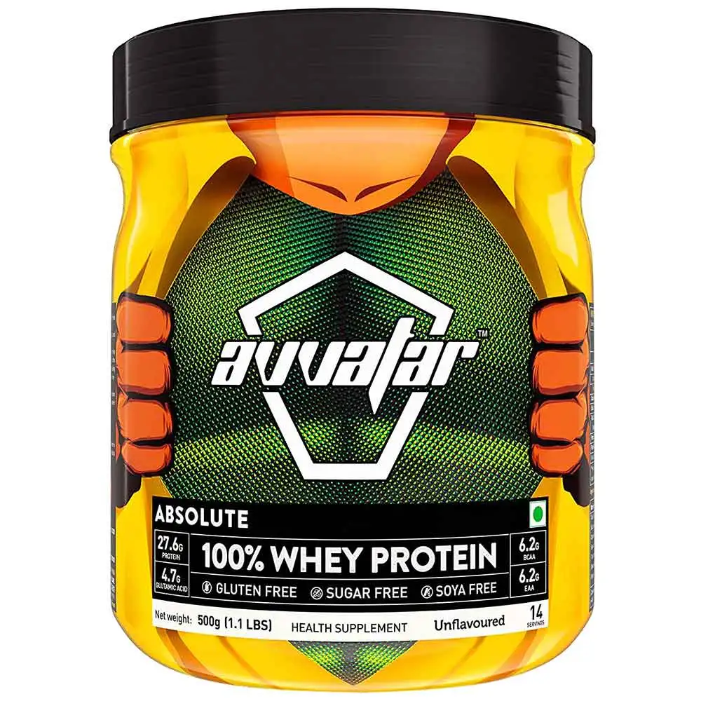 Avvatar Absolute 100% Whey Protein,  1.1 lb  Unflavoured