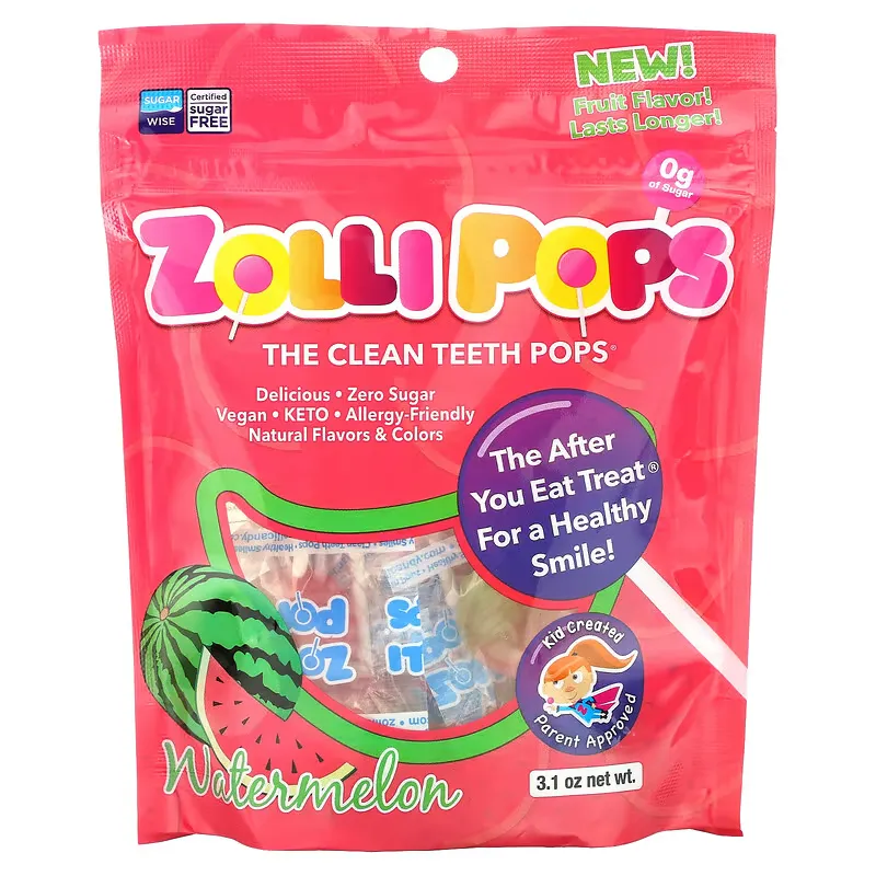 The Clean Teeth Pops, Watermelon, 3.1 oz