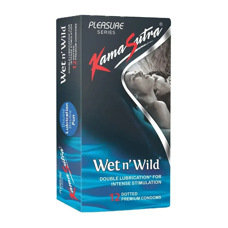 Kamasutra Wet n Wild Condoms - 12pcs