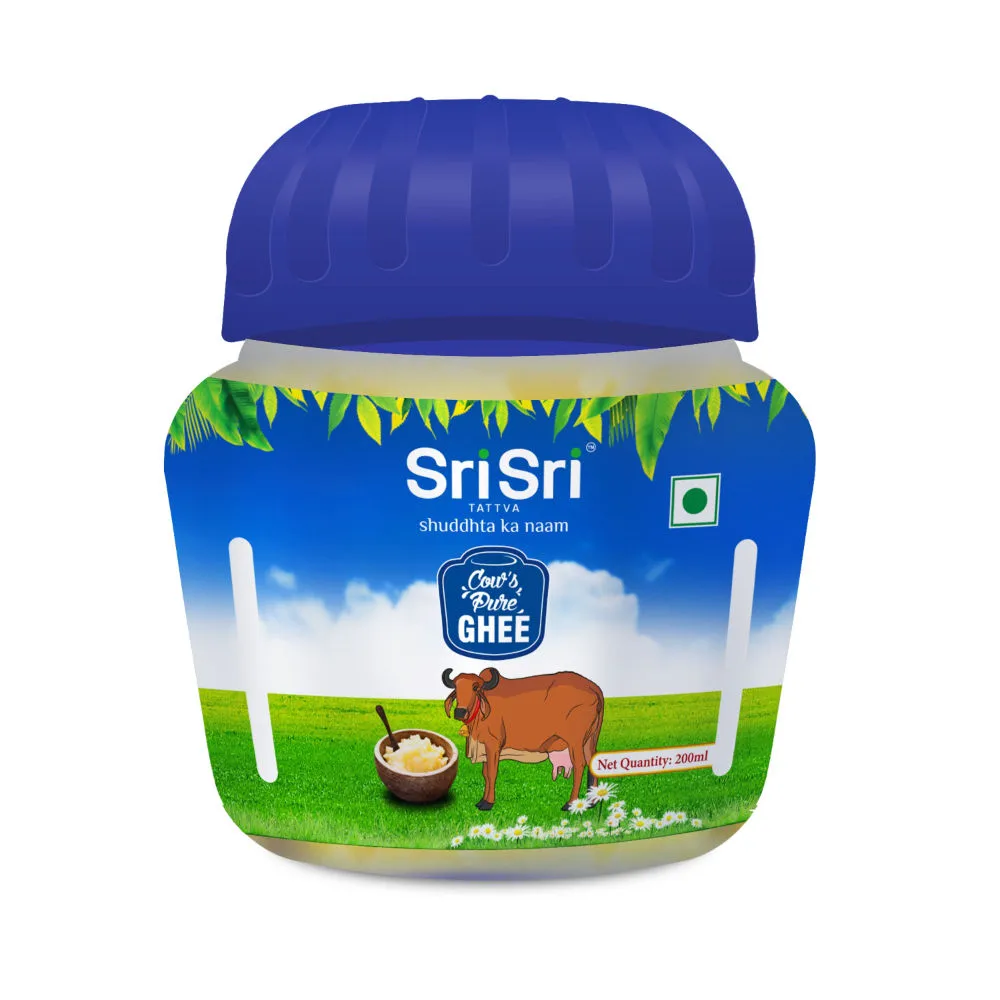 Sri Sri Tattva Cow's Pure Ghee Jar