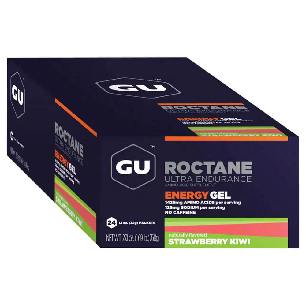 GU Roctane Energy Gel,  24 Piece(s)/Pack  Strawberry Kiwi