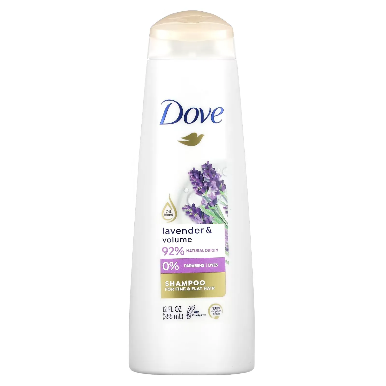 Shampoo, For Fine Flat Hair, Lavender & Volume, 12 fl oz (355 ml)