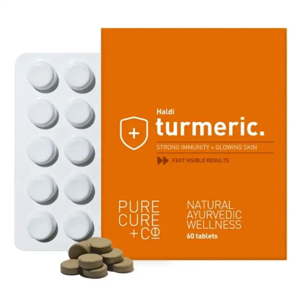 Pure Cure + Co Turmeric,  60 tablet(s)