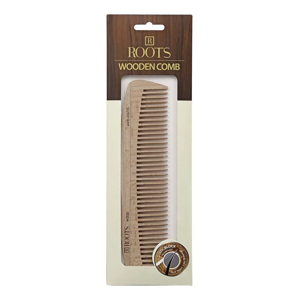 Roots Wooden Comb No - WD32