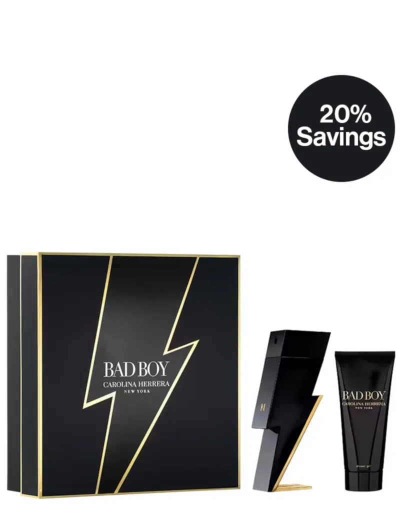 Carolina Herrera Bad Boy Eau De Toilette With All Over Wash Gift Set