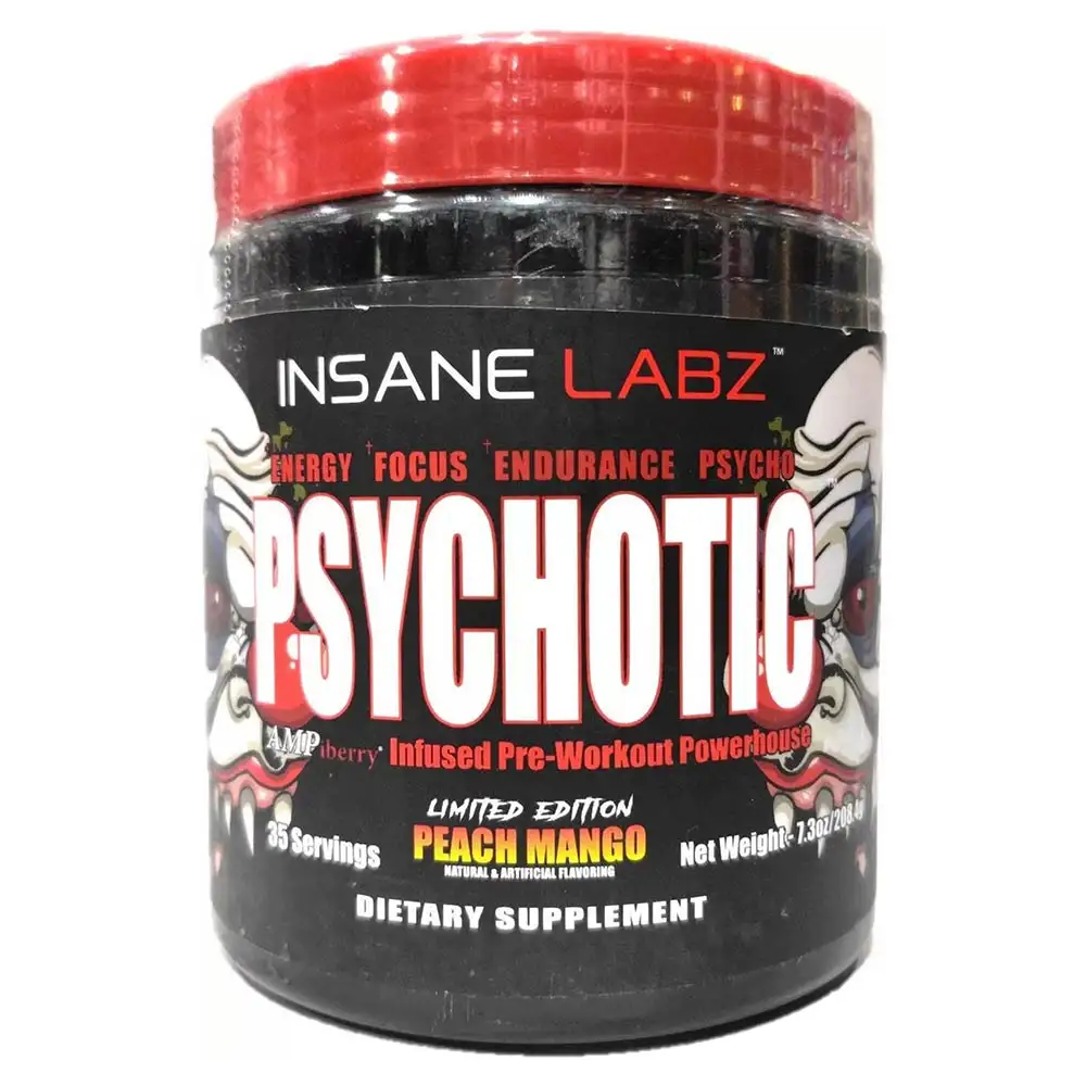 Insane Labz Psychotic,  0.46 lb  Peach Mango