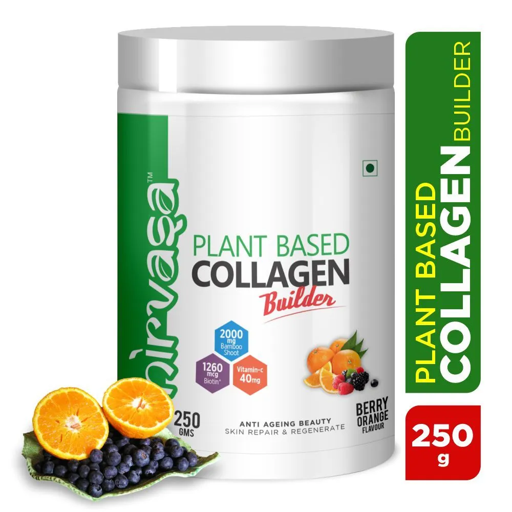 Nirvasa Plant Based Collagen Builder - Blueberry Flavour