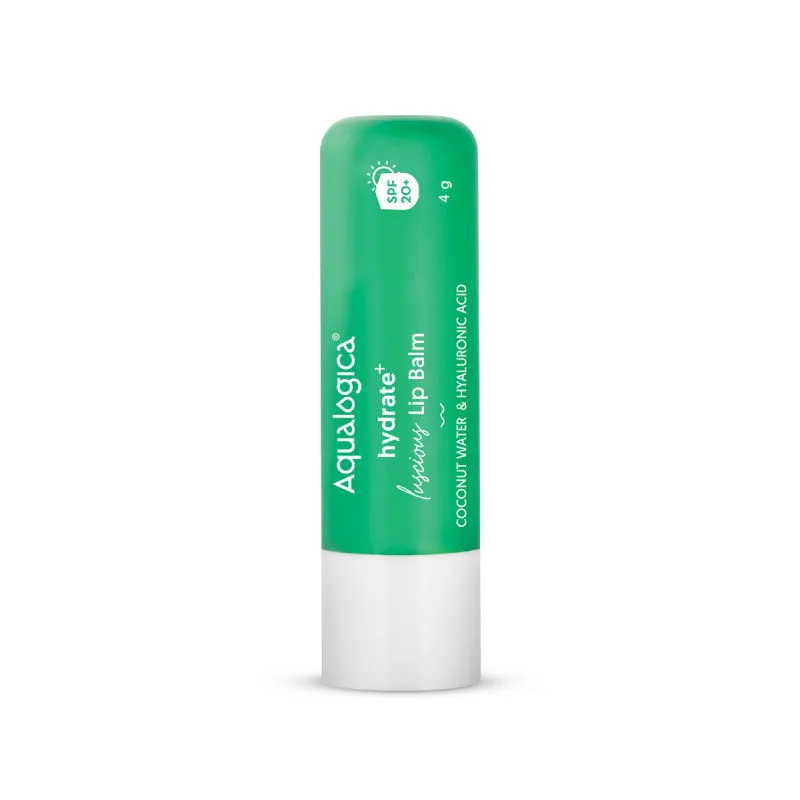 Aqualogica Hydrate+ Luscious Lip Balm with Coconut Water, Shea Butter and Hyaluronic Acid