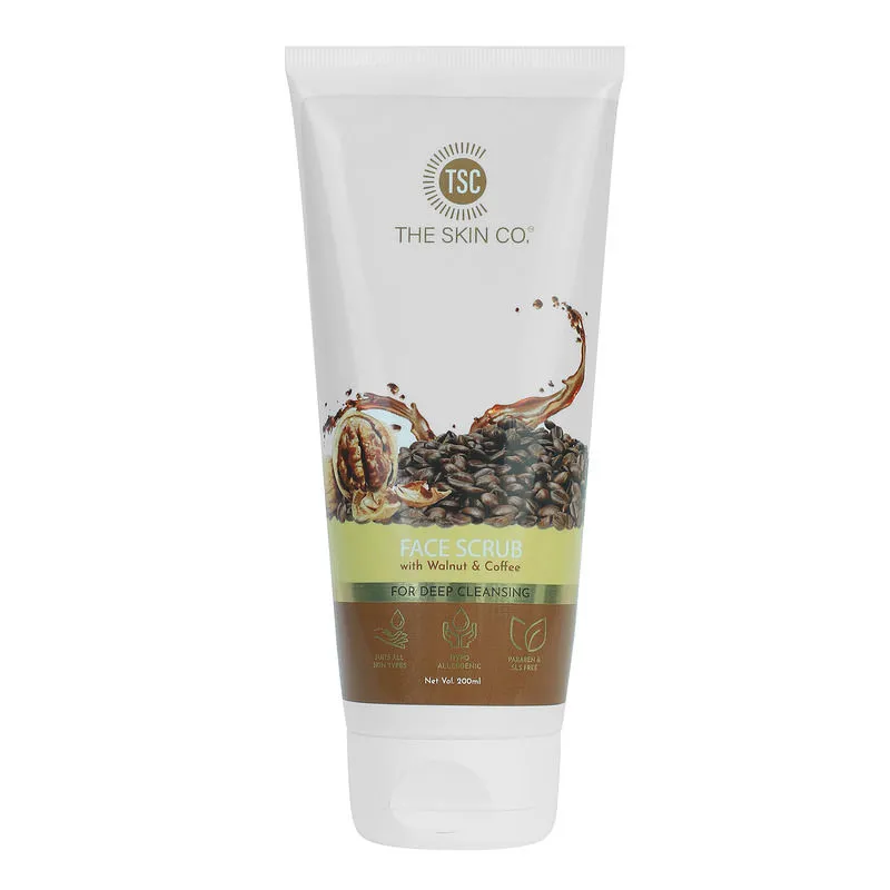 The Skin Co. Walnut & Coffee Face Scrub