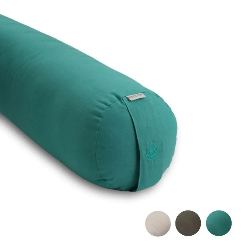 Core Asana Cylindrical Bolster- Aqua