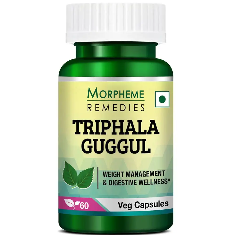 Morpheme Remedies Triphala-Guggul (500 mg),  60 veggie capsule(s)