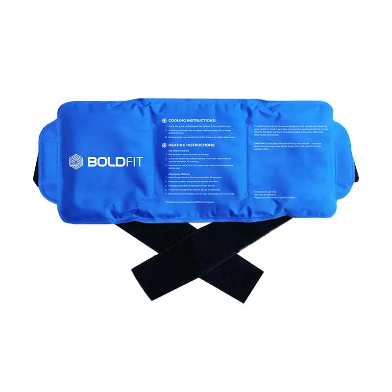 Boldfit Reusable Hot And Cold Ice Gel Pack With Adjustable Strap Ice Bag For Pain Relief