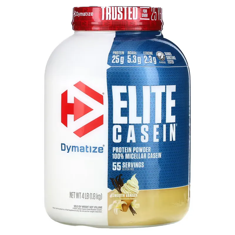 Elite Casein, Smooth Vanilla, 4 lb (1.8 kg)