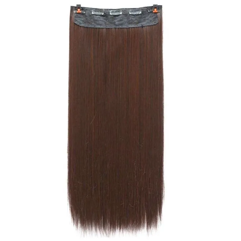 Artifice 5 Clip 26 Straight Hair Extension - Maroon Highlights