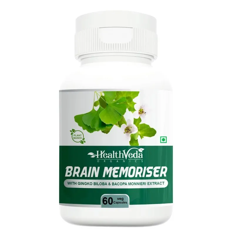 Health Veda Organics Plant Based Brain Memoriser Supplement