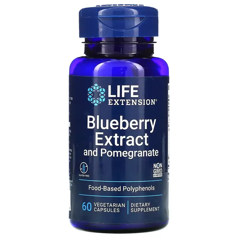 Blueberry Extract and Pomegranate, 60 Vegetarian Capsules