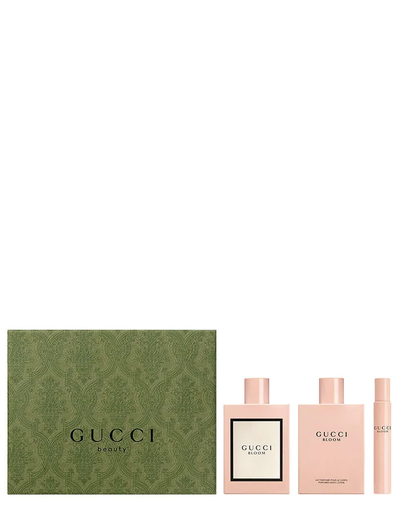 GUCCI Bloom EDP Giftset 100ml and Perfumed Body Lotion 100ml and Miniature 7.4ml