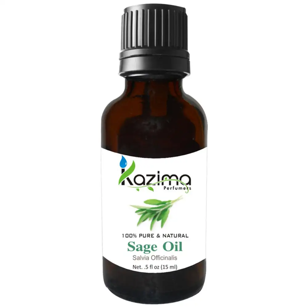 Kazima Sage Oil,  15 ml  100% Pure & Natural