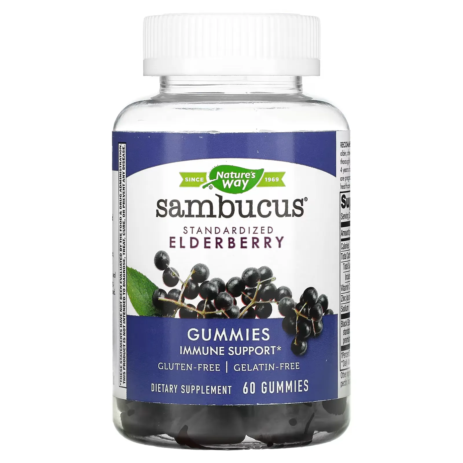 Sambucus Standardized Elderberry , 60 Gummies