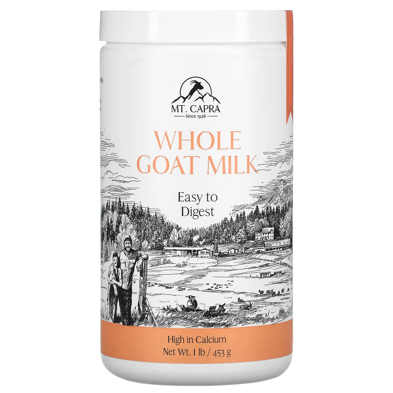 Whole Goat Milk , 1 lb (453 g)