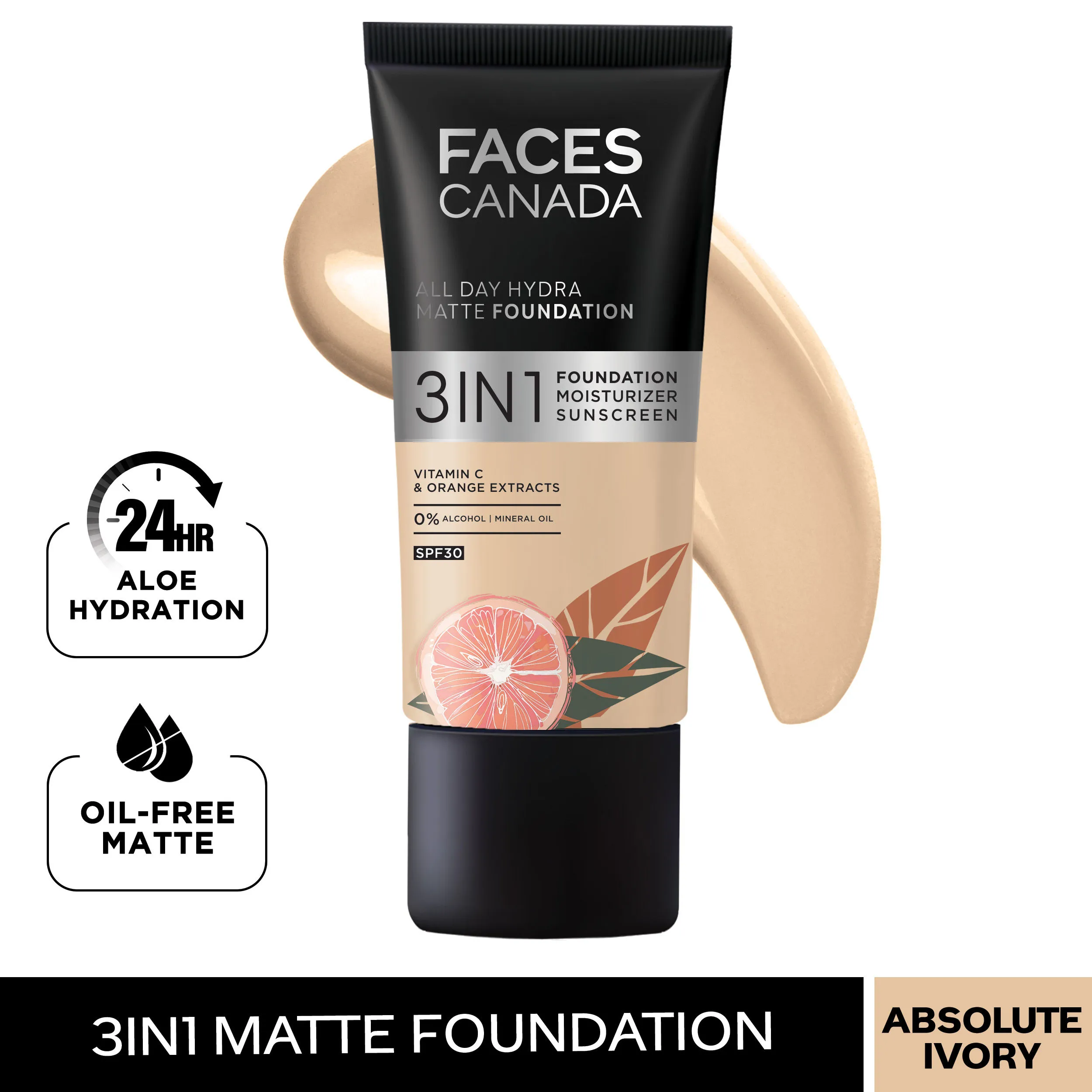 Faces Canada 3 In 1 All Day Hydra Matte Foundation