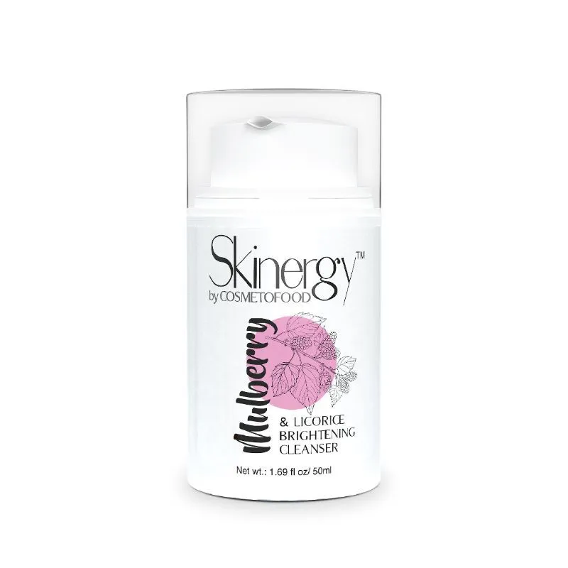 Cosmetofood Skinergy Mulberry & Licorice Brightening Face Cleanser For Helps to Fight With Acne