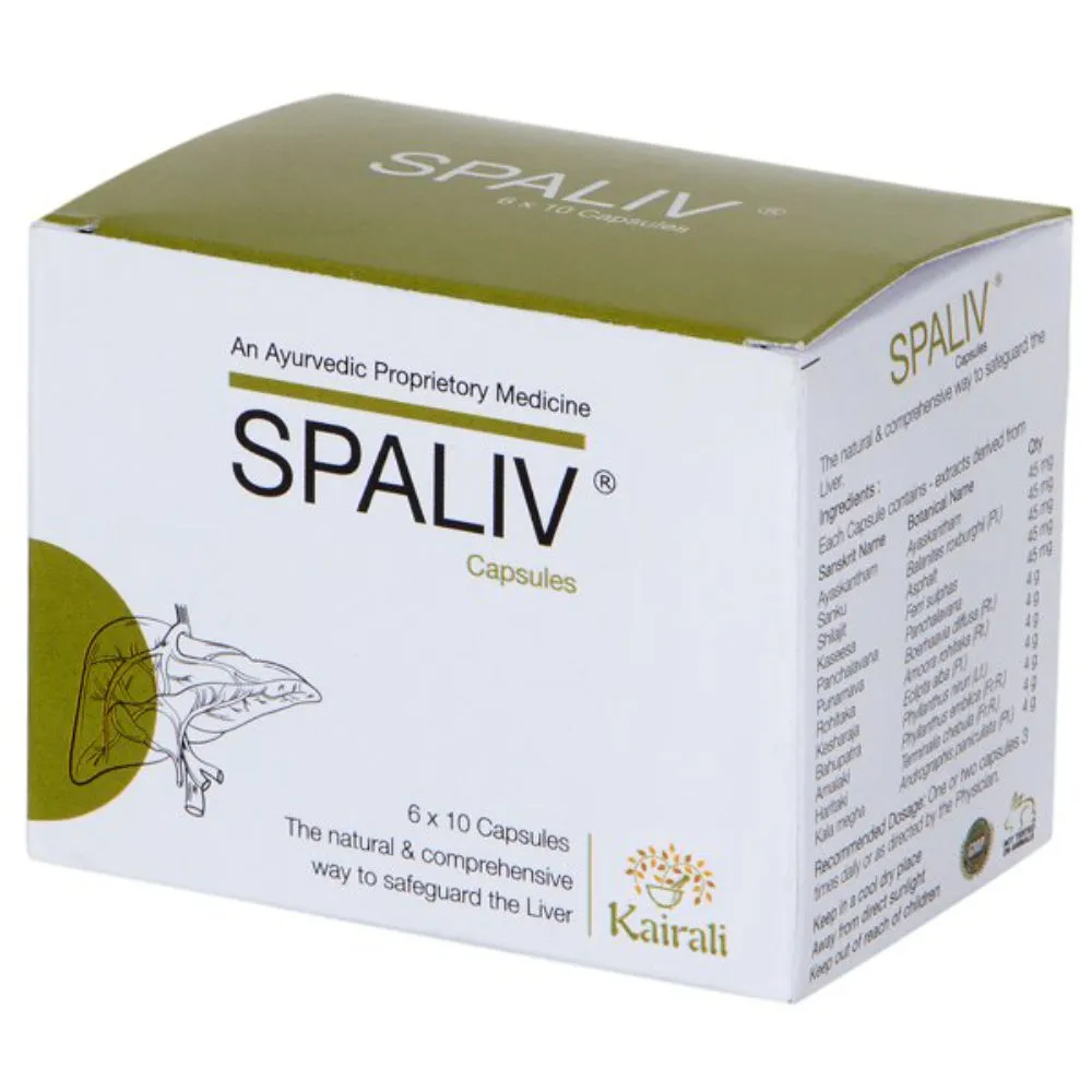 Kairali Spaliv Capsules (The Natural & Comprehensive Way To Safeguard The Liver)