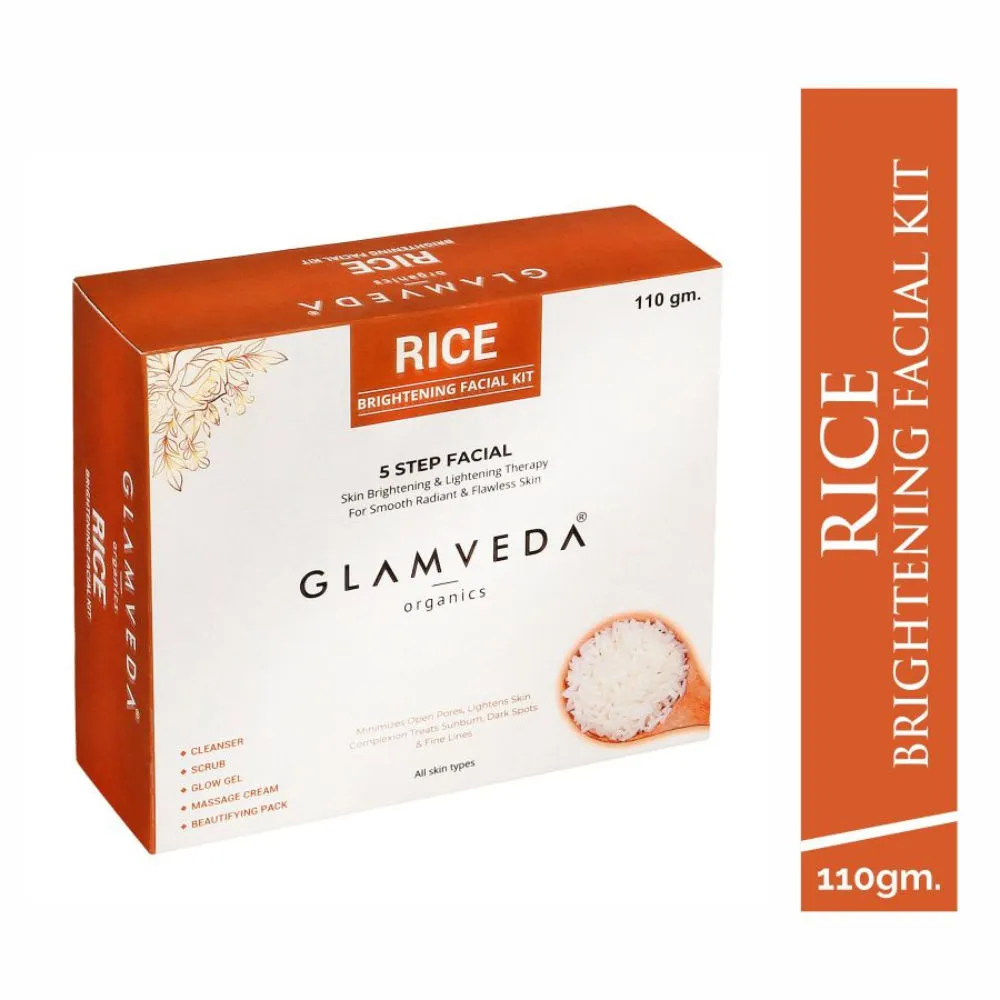 Glamveda Rice Water Brightening Facial Kit