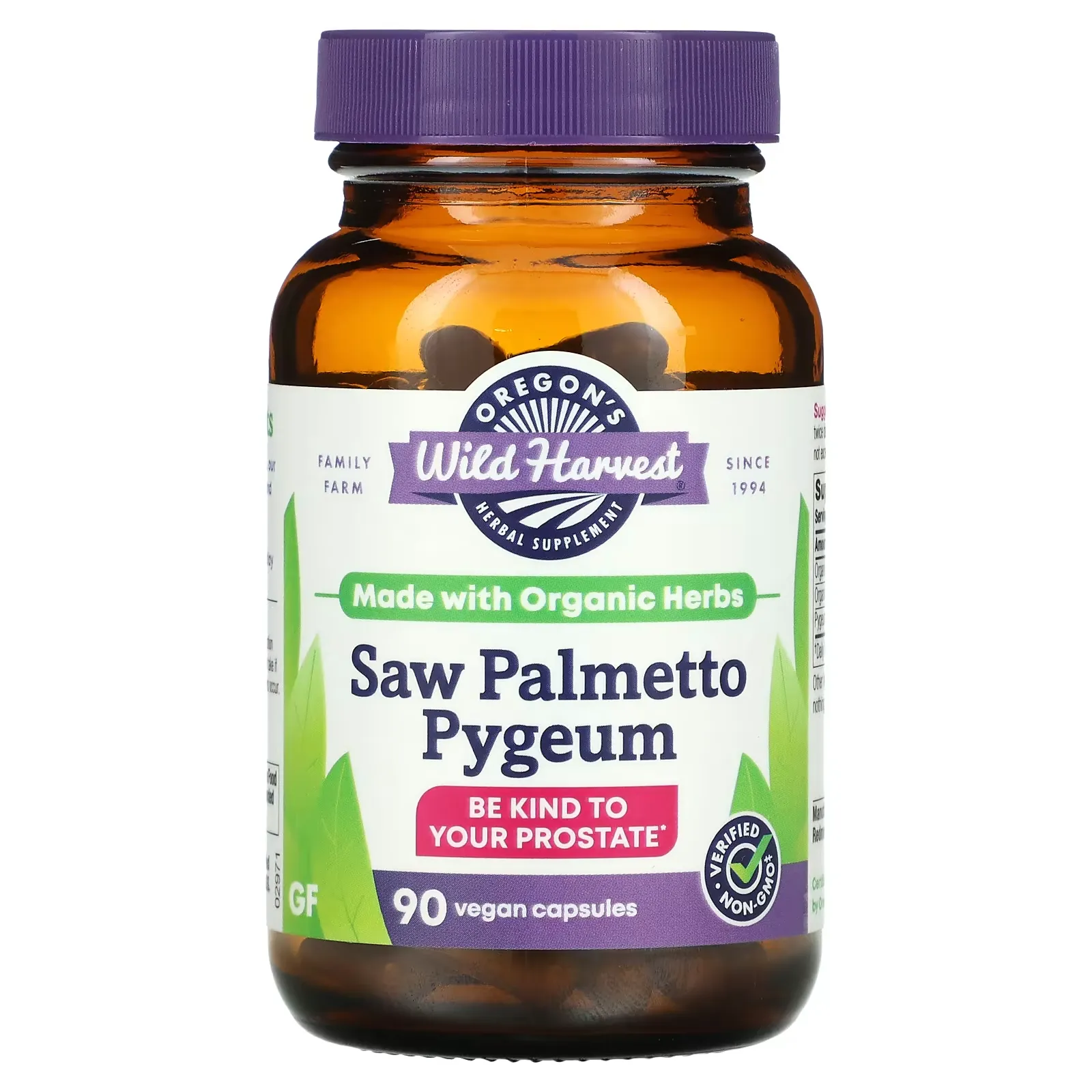 Saw Palmetto Pygeum, 90 Vegan Capsules