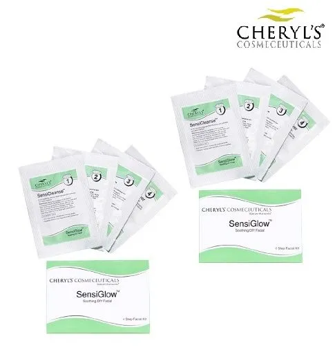 Cheryl's Cosmeceuticals Sensiglow Diy Facial Kit - Pack of 2