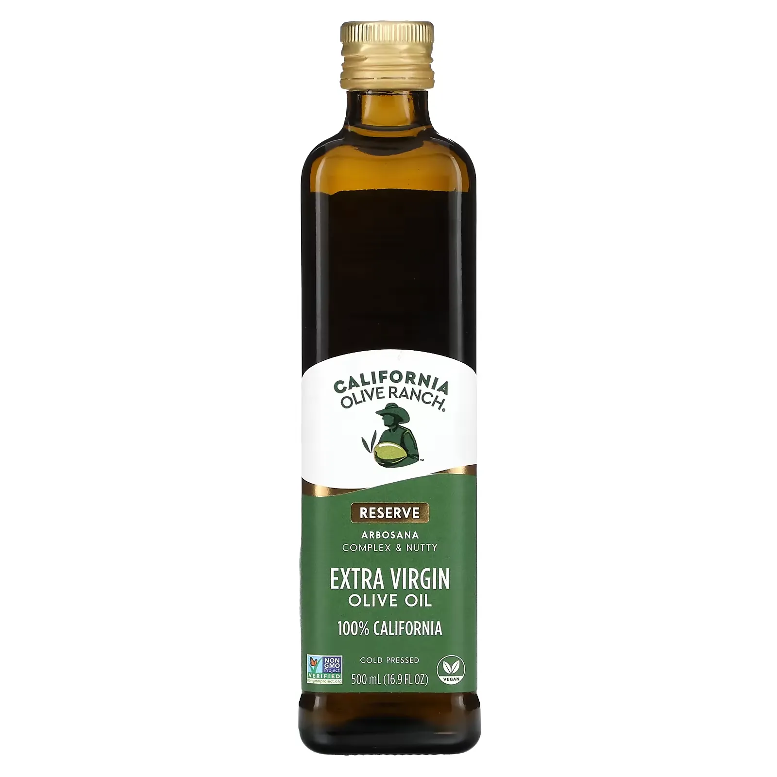 100% California, Extra Virgin Olive Oil, Arbosana, 16.9 fl oz (500 ml)