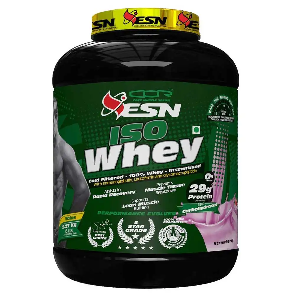 ESN Iso Whey,  5 lb  Strawberry