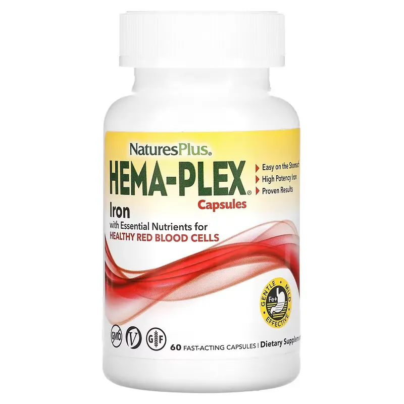 Hema-Plex, 60 Fast-Acting Capsules