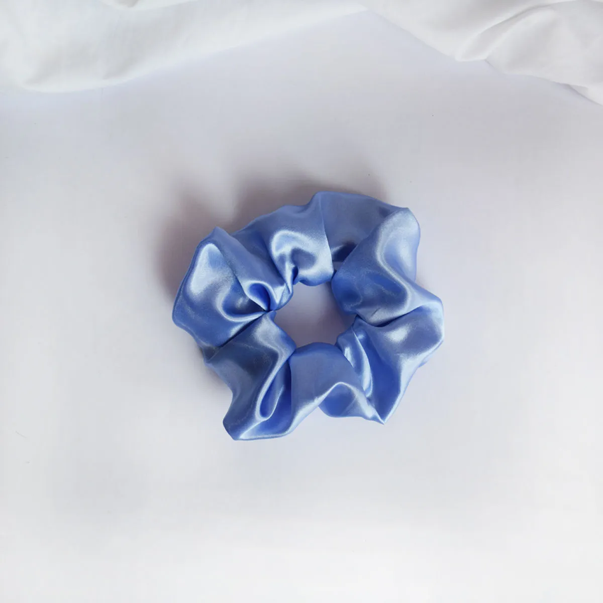 Soho Boho Studio By Aarti Thakur Periwinkle Blue Scrunchie