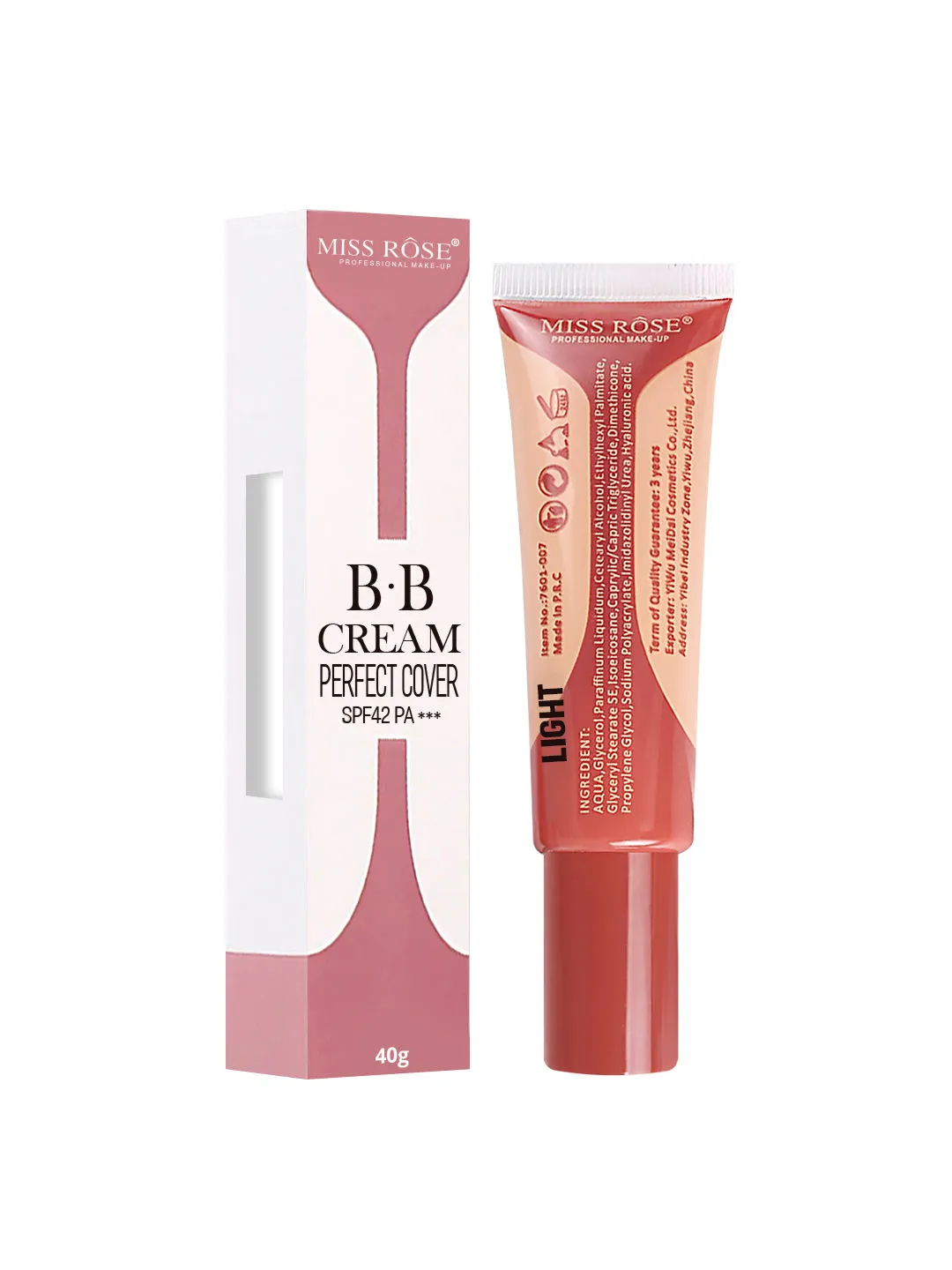 Miss Rose Perfect Cover BB Cream Spf 42 PA+++