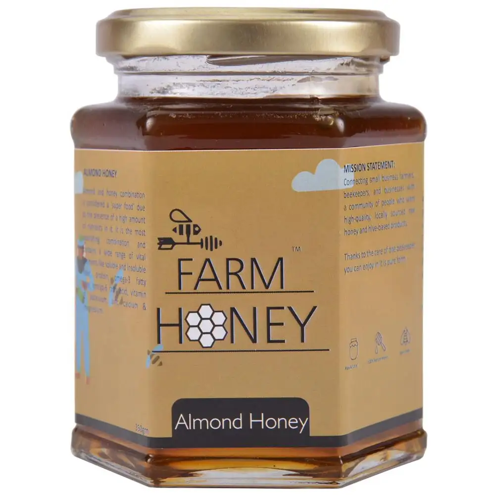 Farm Honey Almond Honey,  350 g  Unflavoured