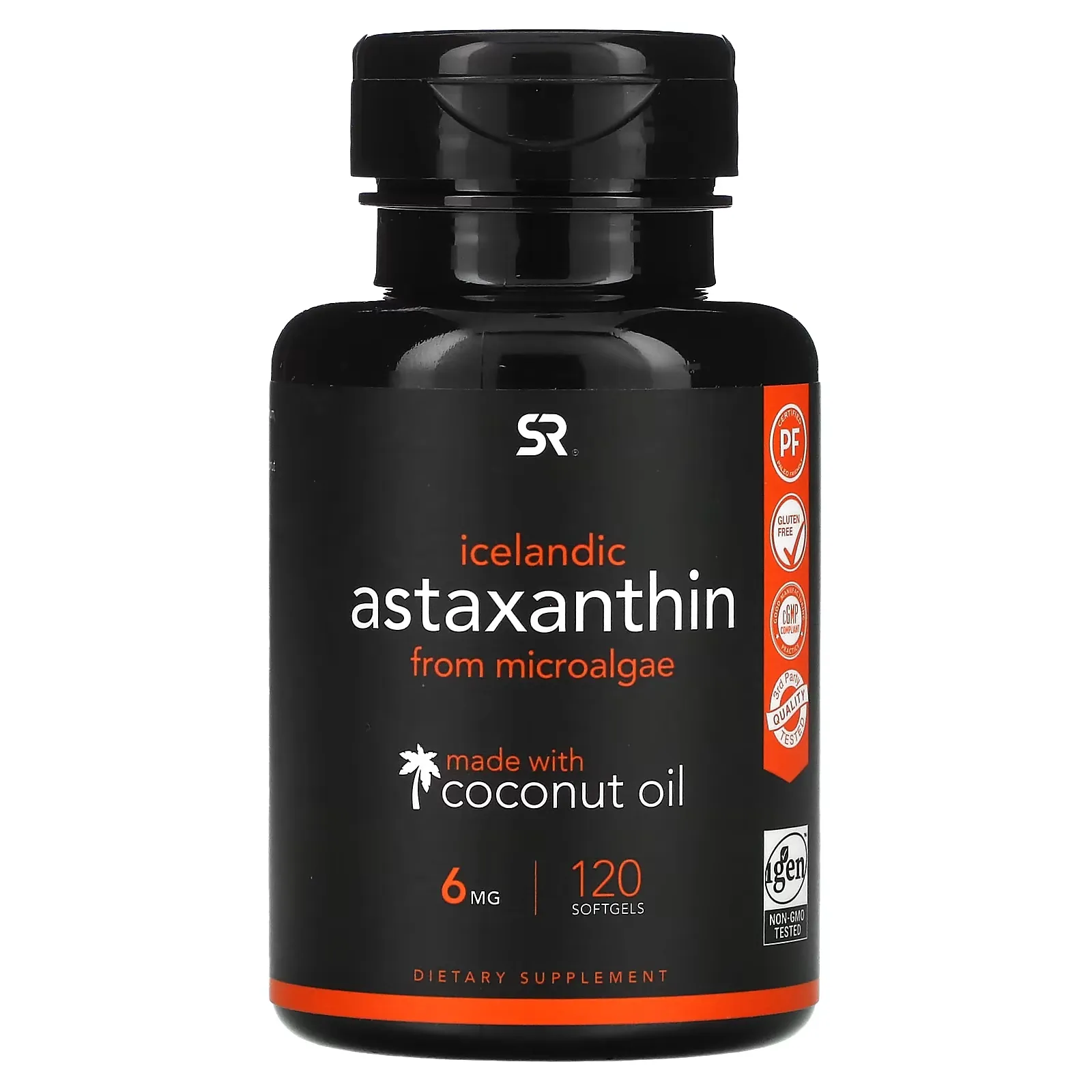 Icelandic Astaxanthin, 6 mg, 120 Softgels