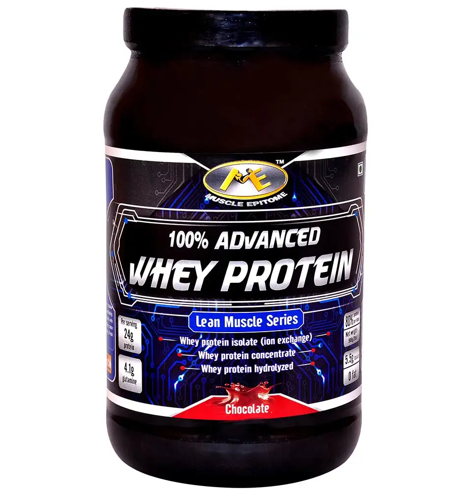 Muscle Epitome 100% Advanced Whey Protein,  2 lb  Deluxe Chocolate