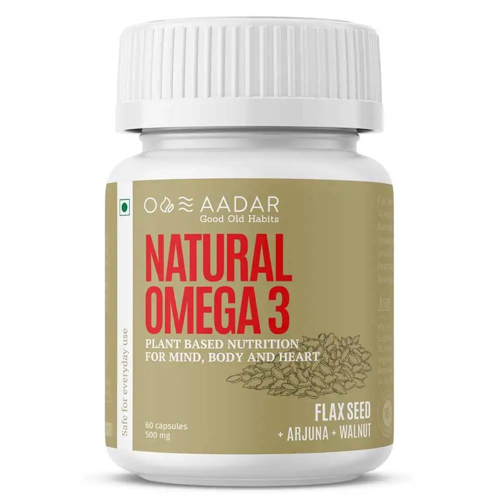 Aadar Natural Omega 3,  60 capsules